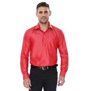 Par Excellence Plane Pink Fit Slim Formal Shirt